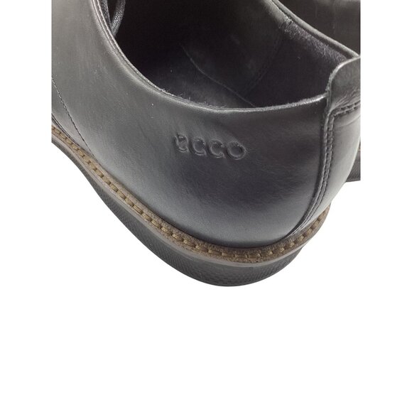 Ecco Mens Dress Shoes Black Leather Lace-Up Derby Style  Size 46, US 12*NWOB - Picture 9 of 14
